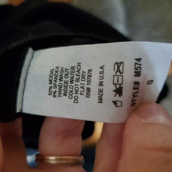 Comfy USA Palm Bay Black Vest Zip Up Top Size Small - Picture 4 of 6